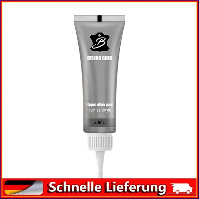 Gel de reparación de cuero 20 ml asiento de automóvil sofá agujero pasta crema para arañazos (gris)