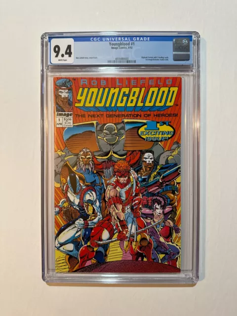 Youngblood #1 (1992) First Print, First Appearance, First Image Book! CGC 9.4 NM