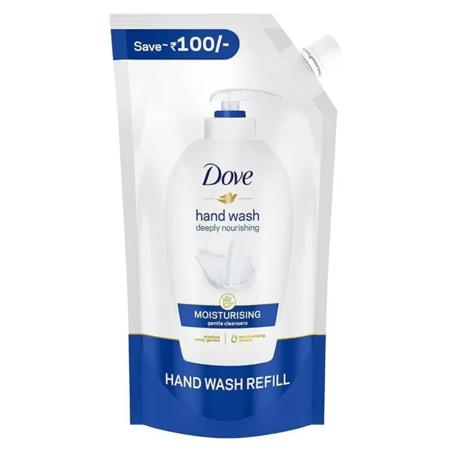 Jabón de manos líquido humectante Dove, recambio de 900 ml