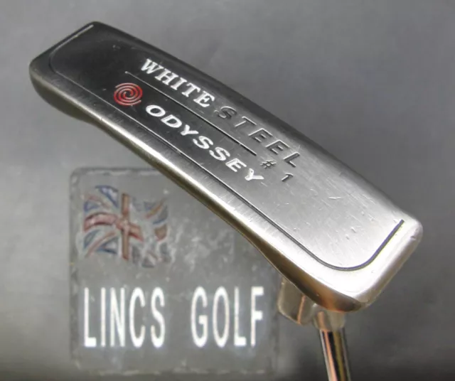 Odyssey White Steel #1 Putter Steel Shaft 87.5cm Length Lamkin Grip