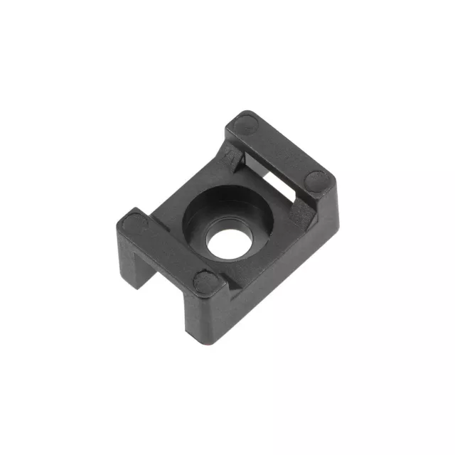 Cavo Fascetta Base Sella Tipo Montaggio Filo Supporto 15x10x7mm nero 100pz