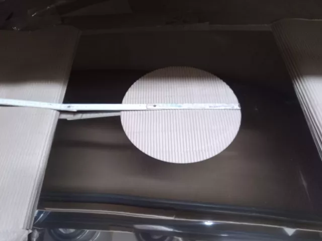 Targa Da Finitura Acciaio Inossidabile Sotto Rempant Gradiente 30 45 MM Del Foro