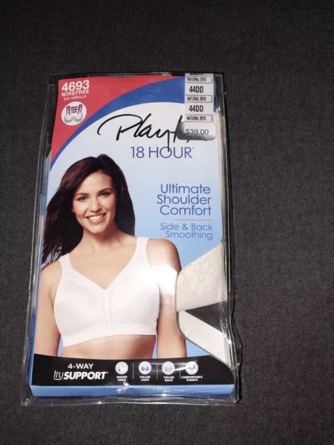 4693 PLAYTEX 18 HOUR SHOULDER COMFORT SIDE AND BACK SMOOTHING WIRE