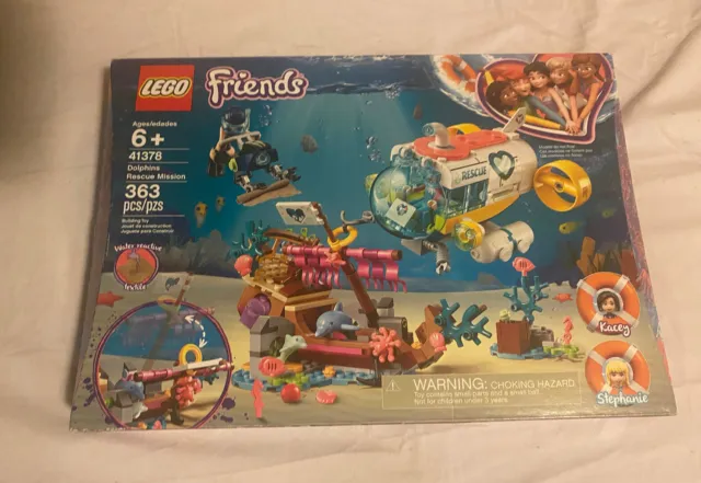 Lego Friends Dolphins Rescue Mission 363 Pieces Brand New Sealed #41378