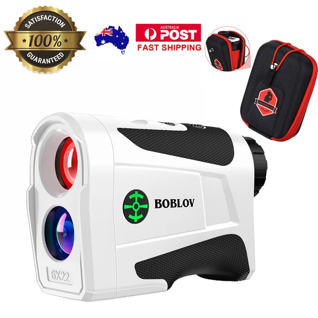 BOBLOV 6X 1000YARD Magnetic Golf Laser Rangefinder w/Slope Flag Locking ...
