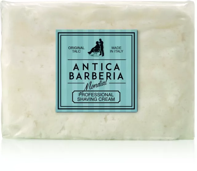 Antica Barberia Mondial Crema da Barba Originale Talco 1000 ML Ricarica Italia