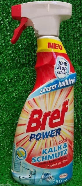 (1l=5€) Bref Power gegen KALK & SCHMUTZ im ganzen Haus- 750ml Allzweckreiniger