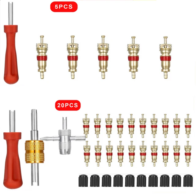 Corvette, GM Schrader Valve Stems TR413 With Smooth Head Cap, Made In