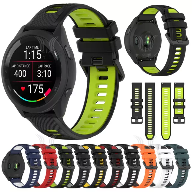 Per Garmin Forerunner 265 265S Vivoactive 5 4 4S cinturino sportivo in silicone