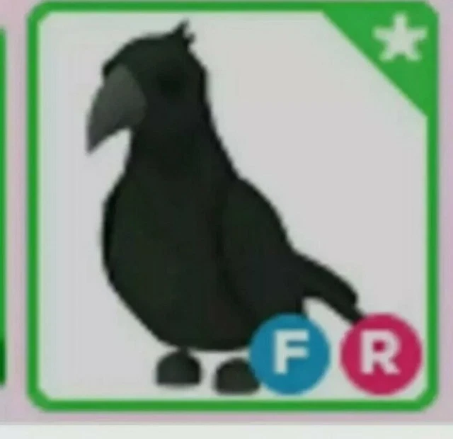 Adopt Me - Crow FR & NFR ( Roblox ) - Pets, Video Gaming, Gaming