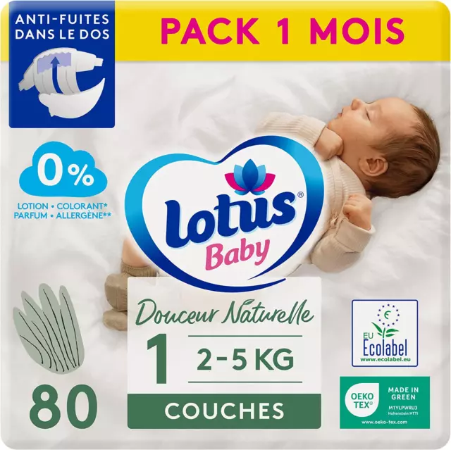 Lotus baby douceur naturelle couches-culottes taille 6 x 32