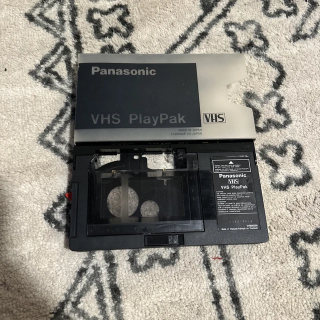 PANASONIC VHS PLAYPAK VHSC to VHS Motorized Converter Adapter for VCR