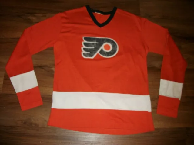 Vintage Original 1960'S Era Philadelhia Flyers Durene Dureen Hockey Jersey Sz 38