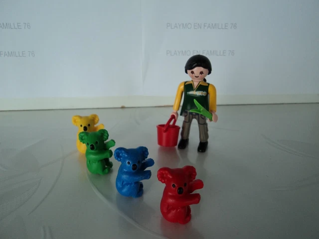 Playmobil Vintage 3547 – Set Zoo Avec Hippopotames Et Soigneur – 1981 – Boîte D'origine