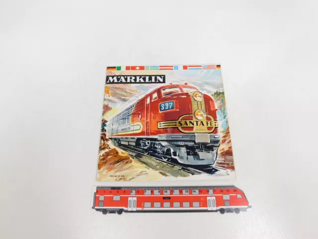 DM774-0,5# Märklin H0 Katalog 1961/62 D DM ohne Gutschein sehr gut