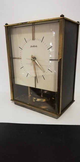 HERCHR Flip Clock, Display a Numeri Grandi, Orologio digitale retrò flip down, Meccanica Classica, alimentato a batteria per l'arredamento dell'ufficio a casa (Bianco