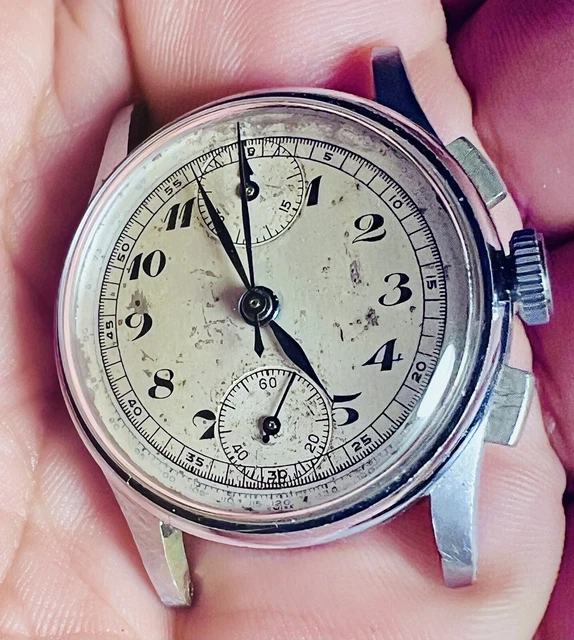 Montre Bracelet Homme Style Vintage - Chronographe Multifonction (non Testée)