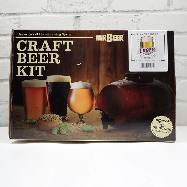 Mr Beer Home Brew Kit Premium 2 Galones Cerveza Artesanal Elaboración Principiante Fermentador