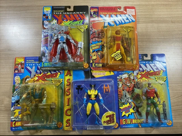 Marvel Uncanny X-Men Classic X-Force ToyBiz Sealed Action Figure Lot Wolverine