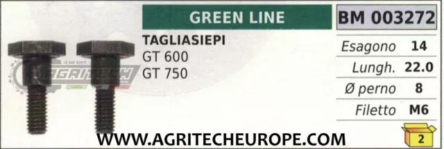 Schrauben Kupplung Hecke-Schneidgeräte Heckenschere Greenline Gt 600 750 Key