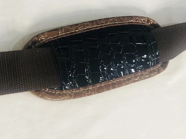 Samantha Brown & Black Croco-Embossed Carry On Bag Grown Luggage Bag 3