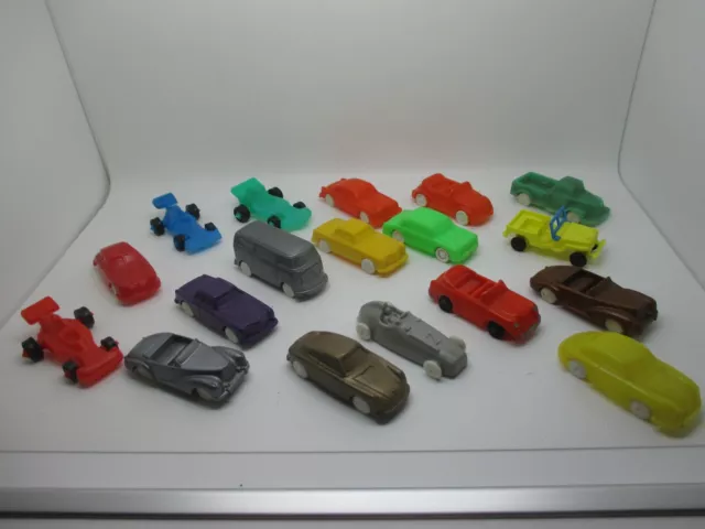 Großes Konvolut Pennytoys Margarine Autos Spur H0 m. Porsche, VW, MB  (Stiege56)