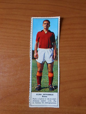Figurina Calciatori Album Tempo 1966-67 ROMA Aldo Sensibile AF 