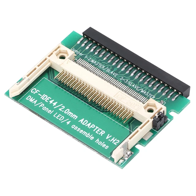 WANGCL Adaptateur Carte CF Vers IDE 40 Broches | Convertisseur Avec Support PCI | Plug And Play | Pour Disque Dur CF