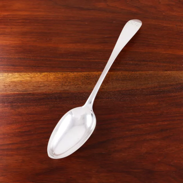 Jean Godet German 812 Silver (13 Loth) Platter Stuffing Spoon Pointed End 1790