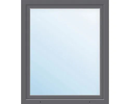 Kunststofffenster 1-flg. ARON Basic weiß/anthrazit 800x1000 mm DIN Links