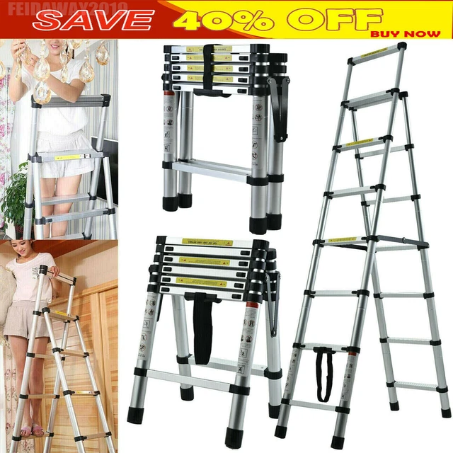 COLLAPSIBLE TELESCOPING LADDER Folding Telescopic Ladders Extension