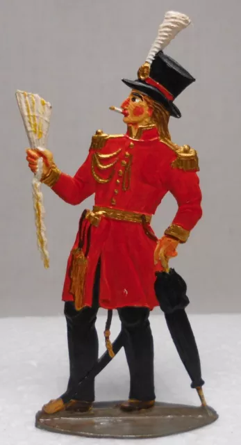 Bemalte Zinnfigur 9 cm Höhe - Verrückter Typ Original - undeutlich gemarkt /70