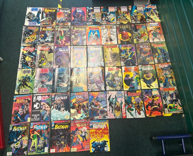 HUGE JOB LOT x 50 DC Comics 1980's 1990's Batman Bundle (Lot 401)