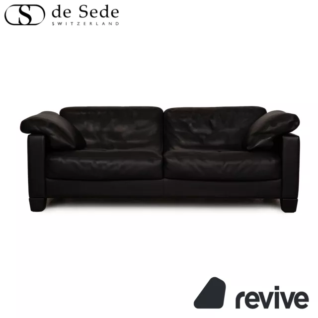 Sede DS 17 Design Cuir Canapé Noir Deux Places Canapé