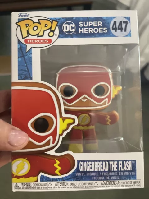 Funko Pop!  DC Heroes Gingerbread The Flash Vinyl Figure NEW IN STOCK