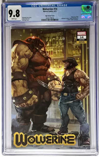 Wolverine #14 (9/2021) Cgc 9.8 Nm/M Kael Ngu Variant Edition Marvel Comics