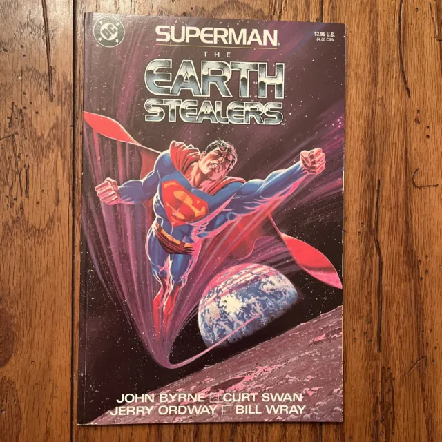 Superman-The Earth Stealers #1 By John Byrne DC Comic 1st Print 1988 Unread. NN