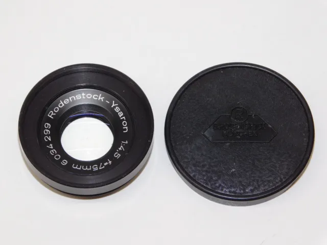 Rodenstock Ysaron 75mm F4.5 Process Lens Polaroid MP 3 4 Camera Macro Adaptation