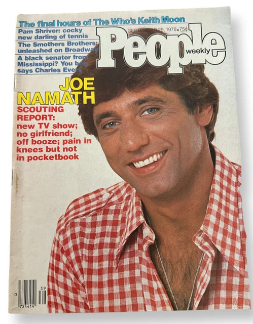 PEOPLE Magazine September 25, 1978 Joe Namath, Keith Moon ATARI Vintage Ads