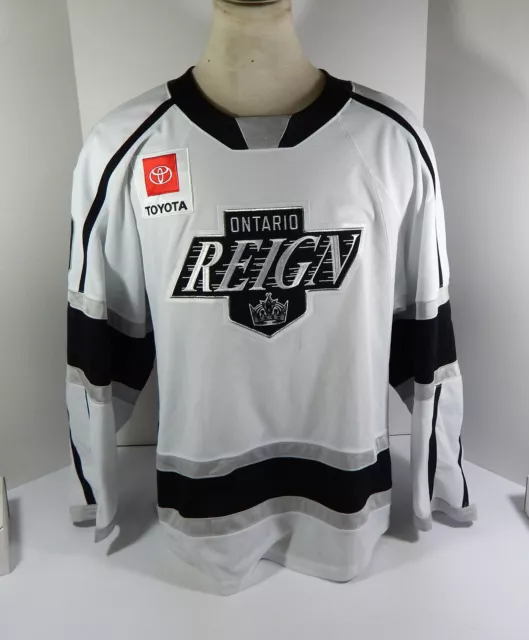 Ontario Reign Game Used Red Practice Jersey 58 DP33535