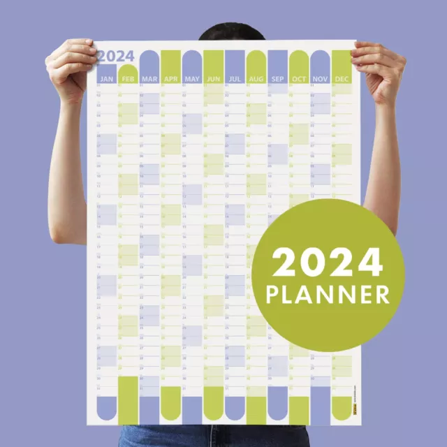 2024 WALL PLANNER Wall Calendar 2024 Year Planner Annual Plan