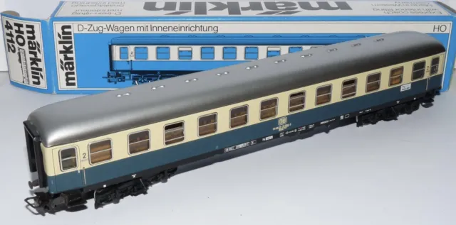 Märklin H0 4112 ++ 2.Kl. Personenwagen Büm 70 566-0 der DB in OVP ++ #C3_472