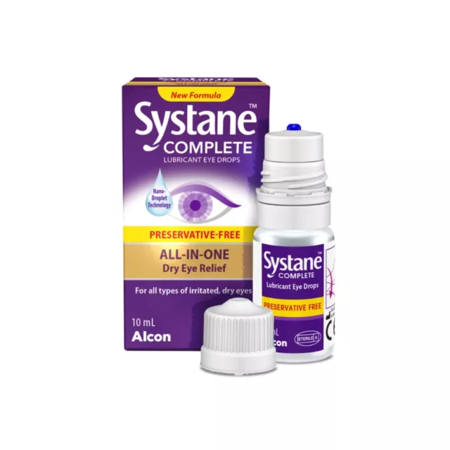 Systane Complete Lubricant ALL-IN-ONE Eye Drop 10ml New