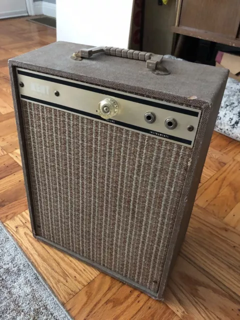Rare Vintage Kent tube guitar amplifier 60’s project Rare Vintage Kent tube guitar amplifier 60’s project