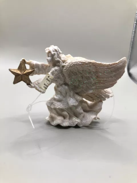 Dept 56 Angel Ornament with Star Vintage