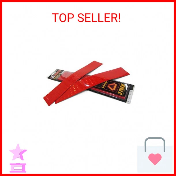 Be Smart Get Prepared Magnetic Reflector (3-Pack). Install The Magnet to Any Met