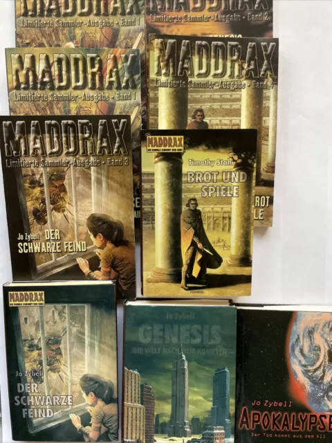 5 Hefte Maddrax Limitierte Sammler-Ausgabe, Band 1-4 + 4 Bücher Konvolut