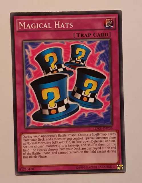 Yugioh  Magical Hats LDK2-ENY36 Mint