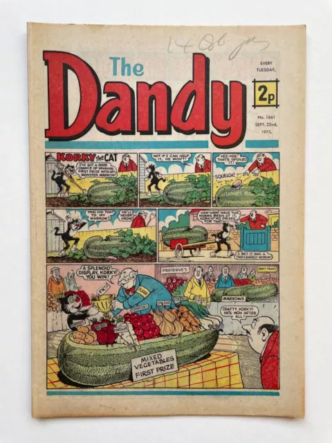 The Dandy Comic No. 1661 - September 22nd 1973, FN