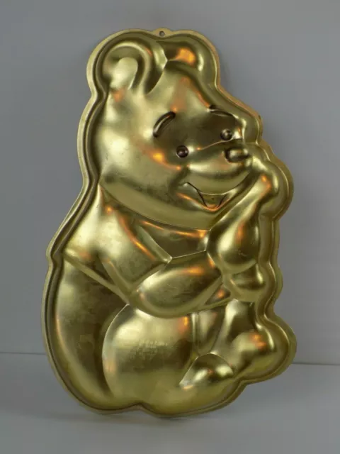 Vintage Winnie The Pooh Birthday Party Gold Wilton Cake Pan 515-401 Walt Disney